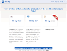 Tablet Screenshot of hi-my.com